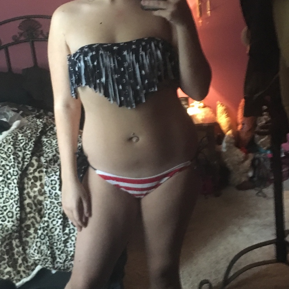 Cute American flag bikini